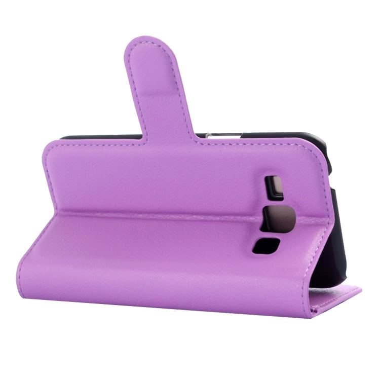 For Galaxy Grand Prime / G530 Litchi Texture Horizontal Flip Leather Case with Holder & Card Slots & Wallet