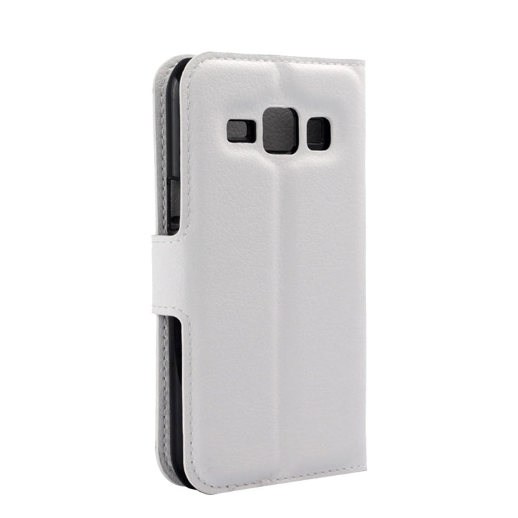 For Galaxy J2 Litchi Texture Horizontal Flip Leather Case with Holder & Card Slots & Wallet