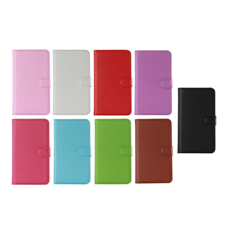 For Galaxy J2 Litchi Texture Horizontal Flip Leather Case with Holder & Card Slots & Wallet