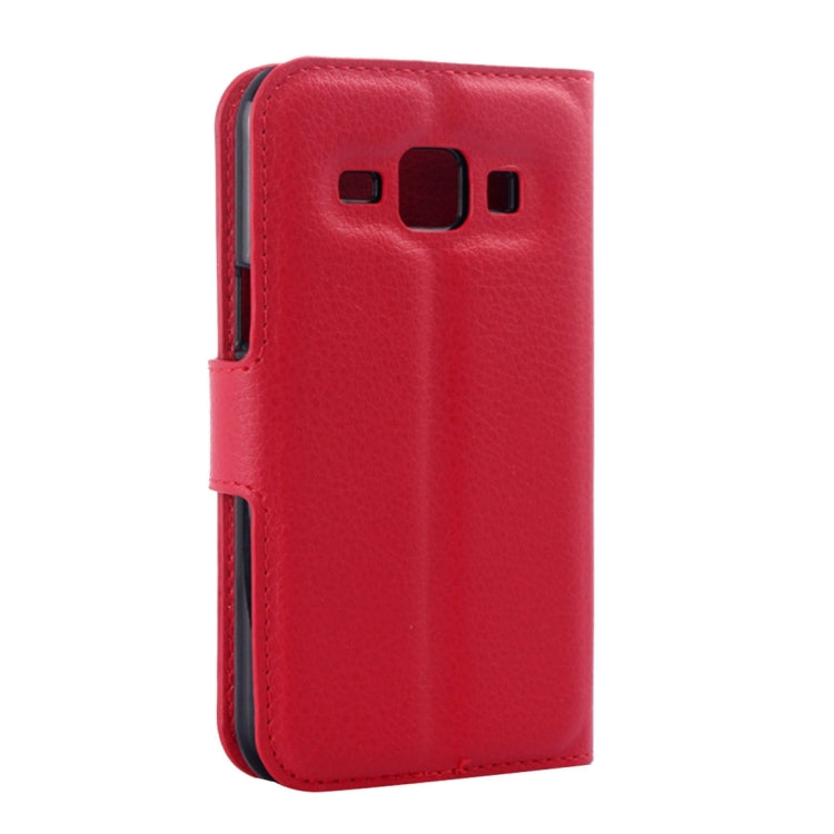 Litchi Texture Horizontal Flip Leather Case for Galaxy J7 / J7 neo, with Holder & Card Slots & Wallet