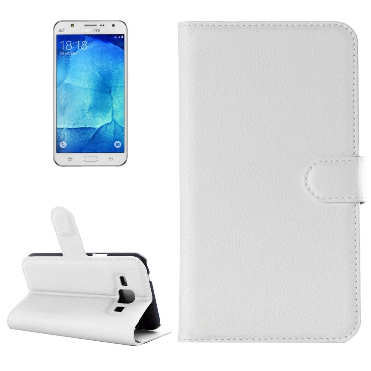 Litchi Texture Horizontal Flip Leather Case for Galaxy J7 / J7 neo, with Holder & Card Slots & Wallet