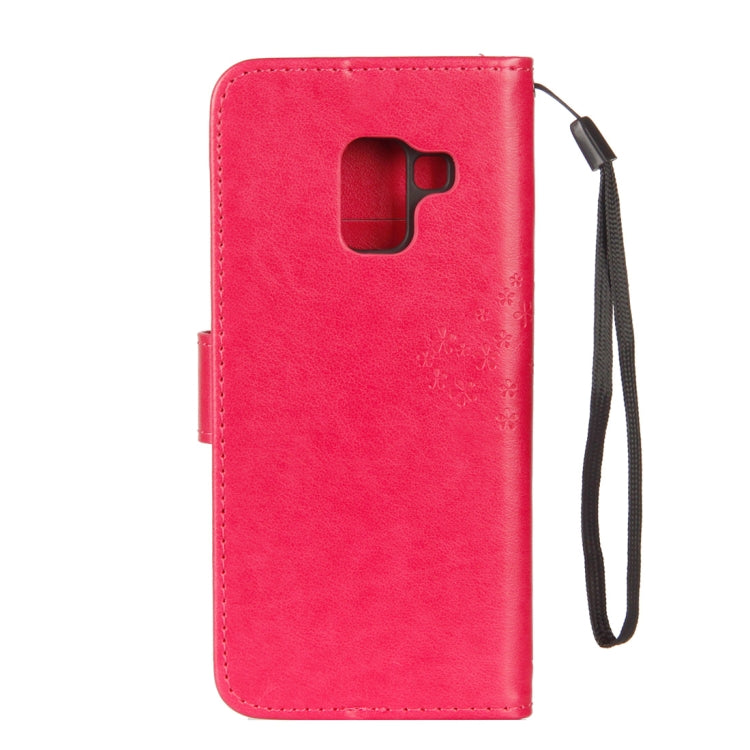 Owl Tree Pattern Horizontal Flip Leather Case for Galaxy A6 (2018), with Holder & Card Slots & Wallet & Lanyard