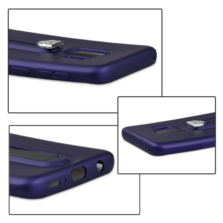 For Galaxy S9 Ultra-thin Frosted Soft TPU Protective Back Case with Holder