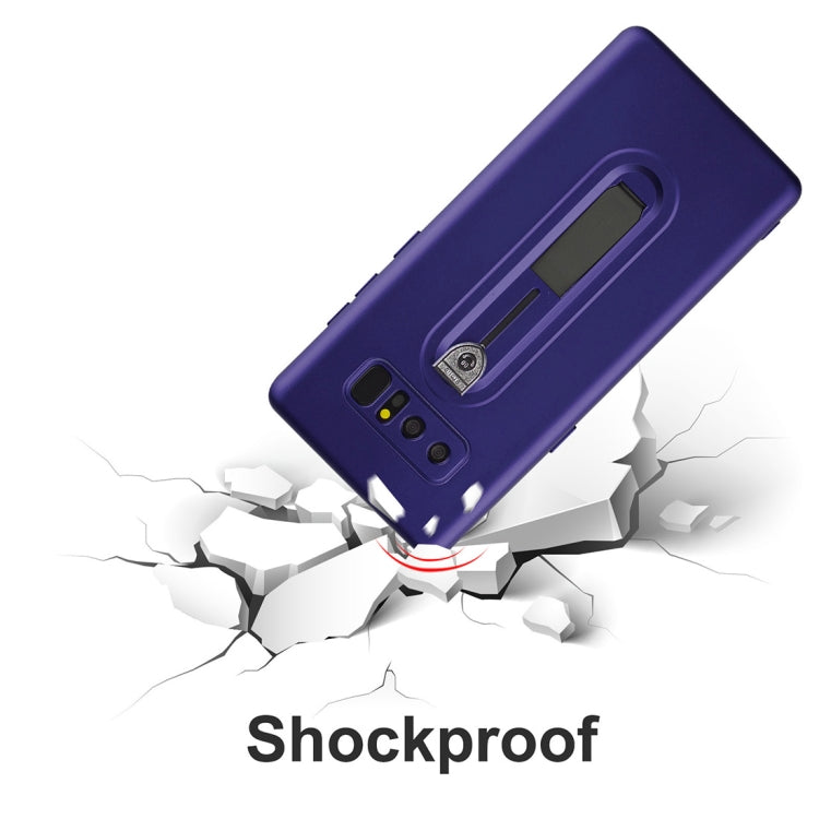 For Galaxy Note 8 Ultra-thin Frosted Soft TPU + PC Protective Back Case with Holder