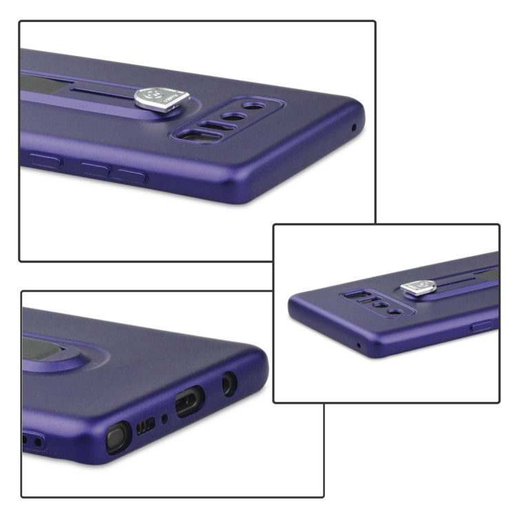 For Galaxy Note 8 Ultra-thin Frosted Soft TPU + PC Protective Back Case with Holder