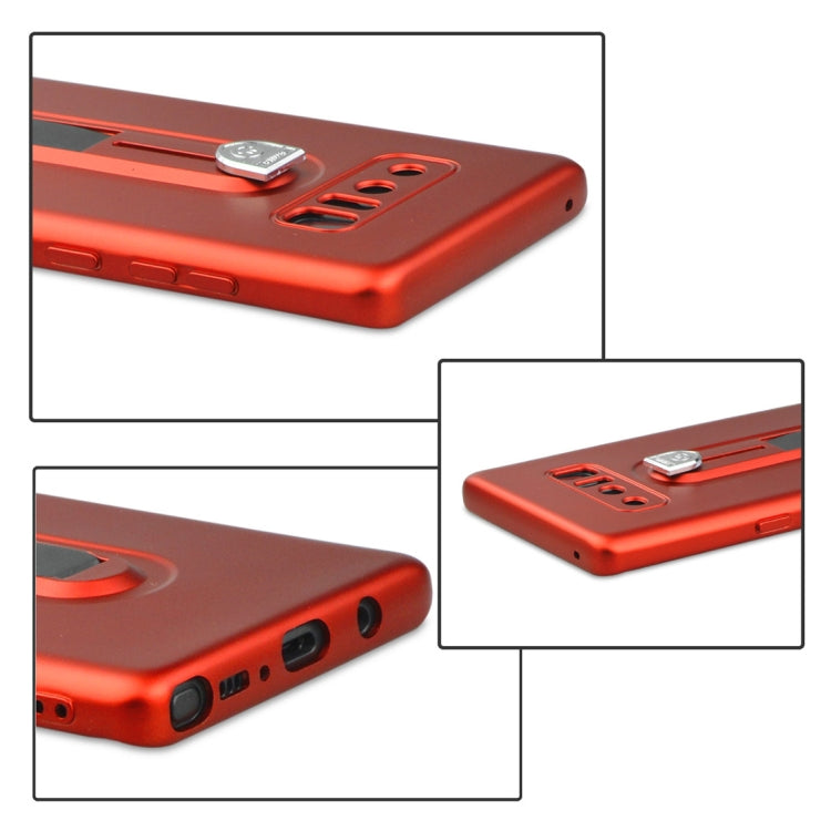 For Galaxy Note 8 Ultra-thin Frosted Soft TPU + PC Protective Back Case with Holder