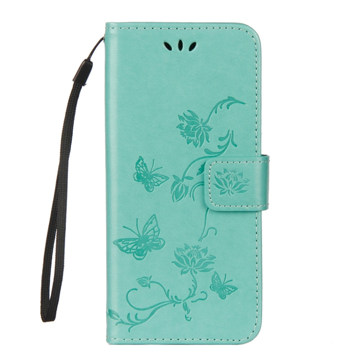 Lotus Butterfly Pattern Horizontal Flip Leather Case for Galaxy A6 (2018), with Holder & Card Slots & Wallet & Lanyard
