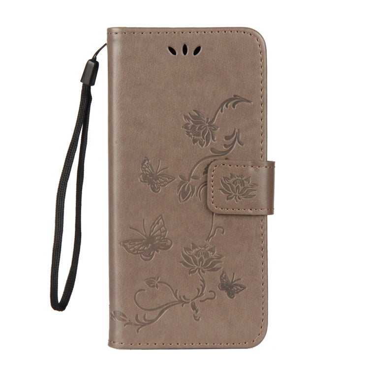 Lotus Butterfly Pattern Horizontal Flip Leather Case for Galaxy A6 (2018), with Holder & Card Slots & Wallet & Lanyard