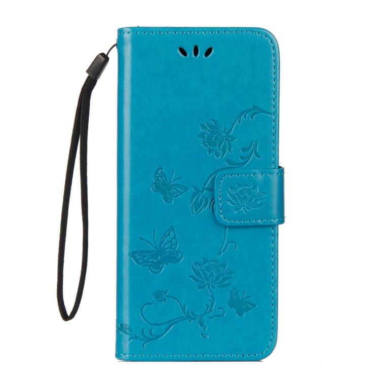 Lotus Butterfly Pattern Horizontal Flip Leather Case for Galaxy A6 (2018), with Holder & Card Slots & Wallet & Lanyard
