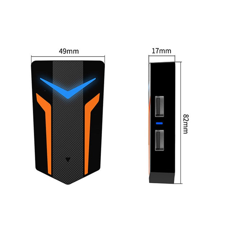 X10 HDMI + Micro USB + USB Interface 4K HD Mobile Game Expander Same Screen Device for PUBG