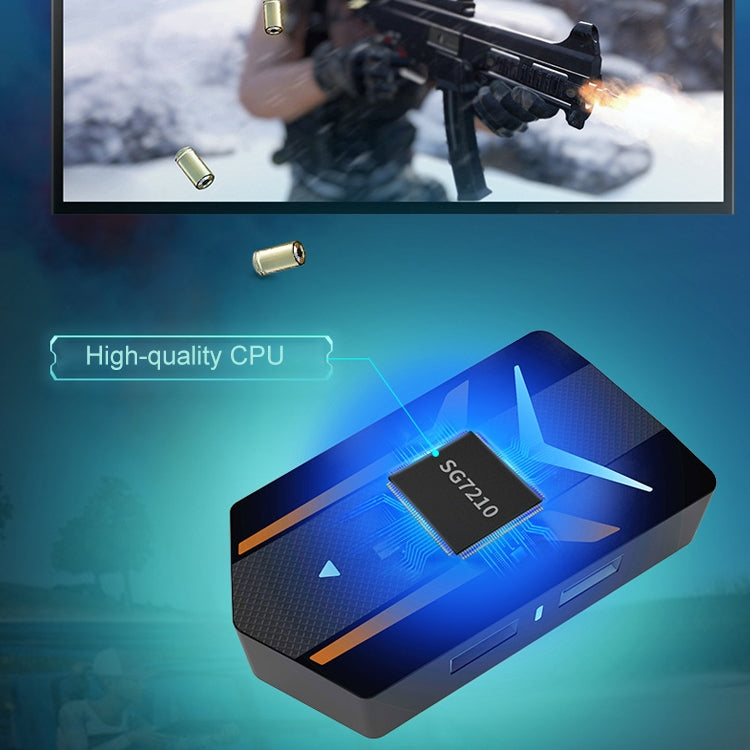 X10 HDMI + Micro USB + USB Interface 4K HD Mobile Game Expander Same Screen Device for PUBG