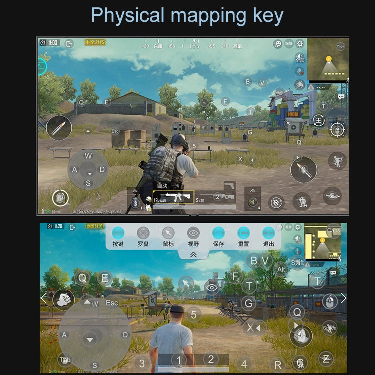X10 HDMI + Micro USB + USB Interface 4K HD Mobile Game Expander Same Screen Device for PUBG