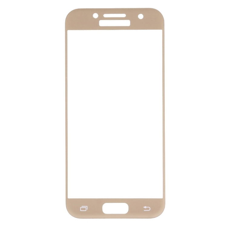 For Galaxy A3 (2017) / A320 0.26mm 9H Surface Hardness Explosion-proof Silk-screen Tempered Glass Curved Full Screen Film