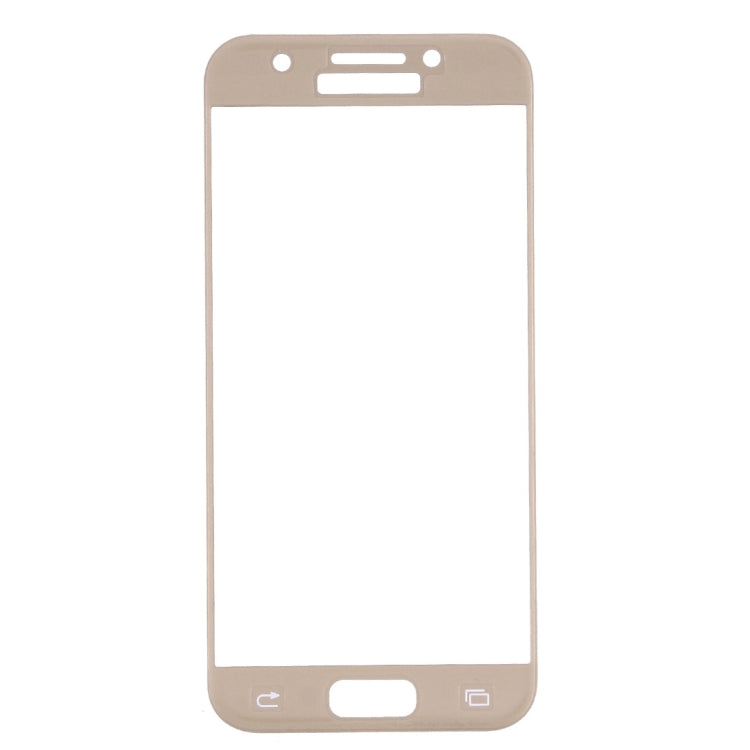 For Galaxy A3 (2017) / A320 0.26mm 9H Surface Hardness Explosion-proof Silk-screen Tempered Glass Curved Full Screen Film