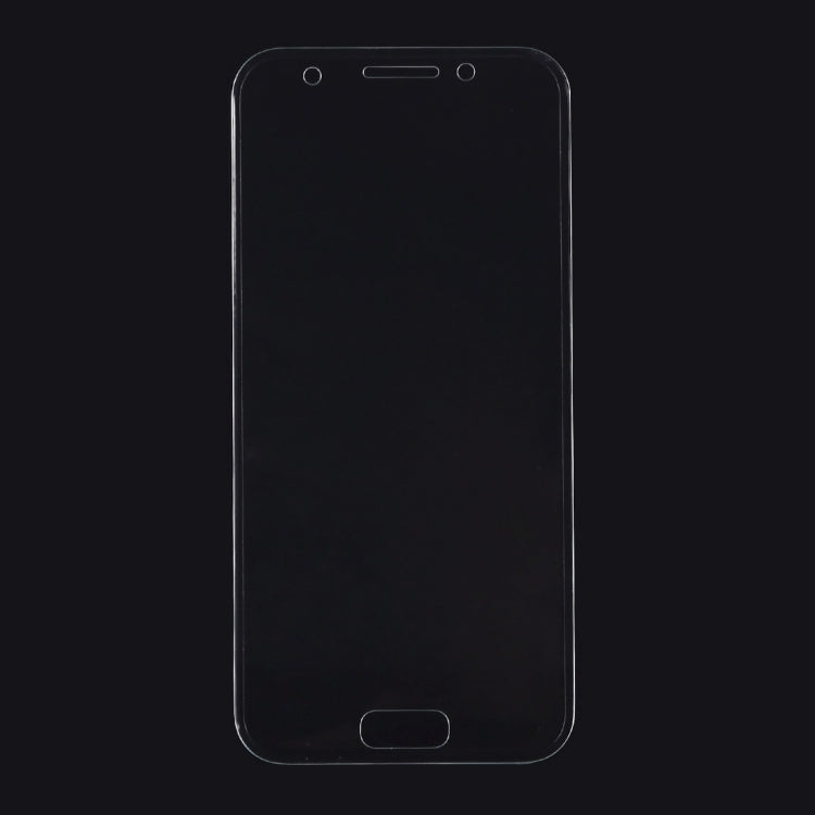 For Galaxy A3 (2017) / A320 0.26mm 9H Surface Hardness Explosion-proof Silk-screen Tempered Glass Curved Full Screen Film