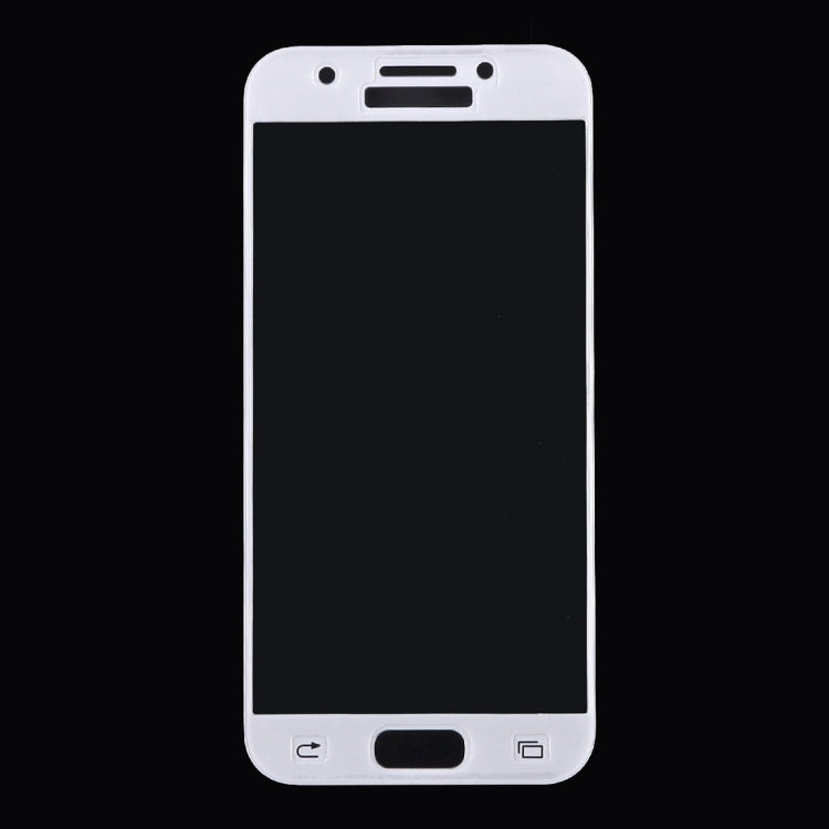 For Galaxy A3 (2017) / A320 0.26mm 9H Surface Hardness Explosion-proof Silk-screen Tempered Glass Curved Full Screen Film