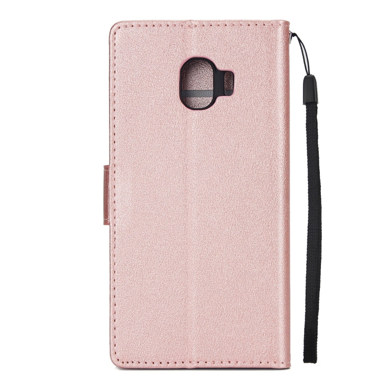 Knead Skin Texture Horizontal Flip Leather Case for Galaxy J2 Pro (2018), with Photo Frame & Holder & Card Slots & Wallet & Lanyard