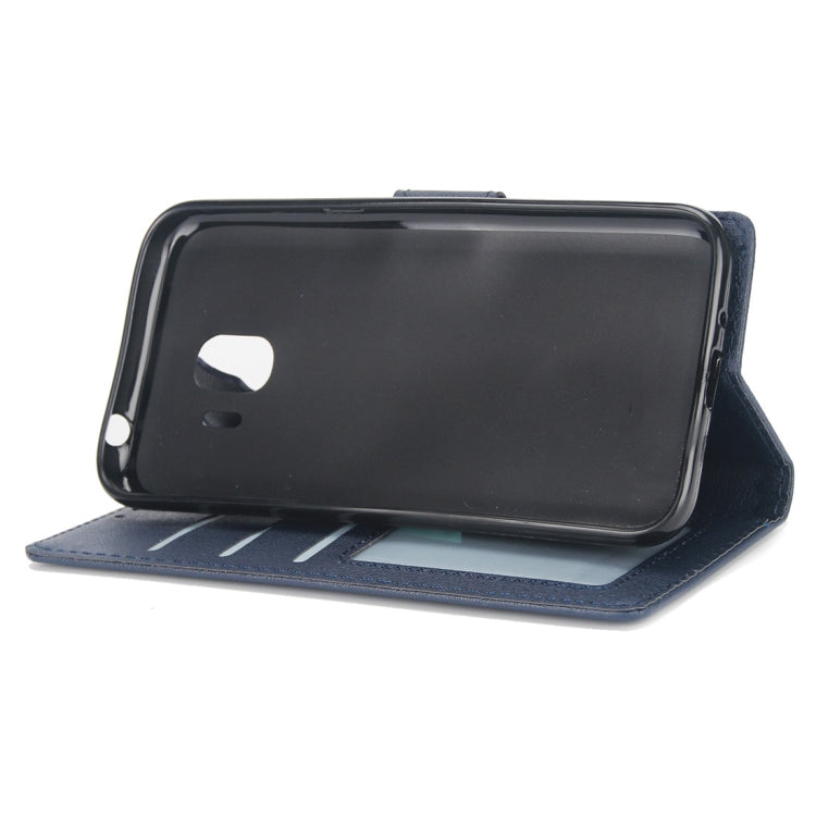 Knead Skin Texture Horizontal Flip Leather Case for Galaxy J2 Pro (2018), with Photo Frame & Holder & Card Slots & Wallet & Lanyard