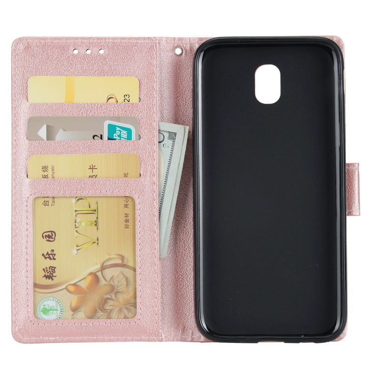 Knead Skin Texture Horizontal Flip Leather Case for Galaxy J7+, with Photo Frame & Holder & Card Slots & Wallet & Lanyard