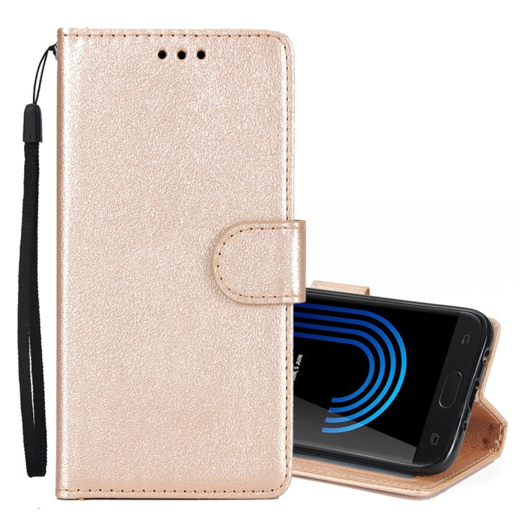 Knead Skin Texture Horizontal Flip Leather Case for Galaxy J7+, with Photo Frame & Holder & Card Slots & Wallet & Lanyard