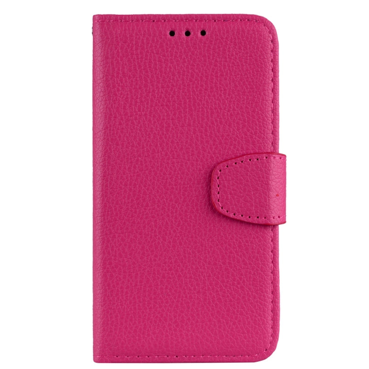 Litchi Texture Horizontal Flip Leather Case for Galaxy J6 (2018) (EU Version) , with Wallet & Holder & Card Slots & Lanyard