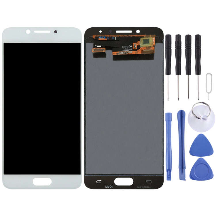 Original LCD Screen for Galaxy C5 Pro / C501 with Digitizer Full Assembly (White)