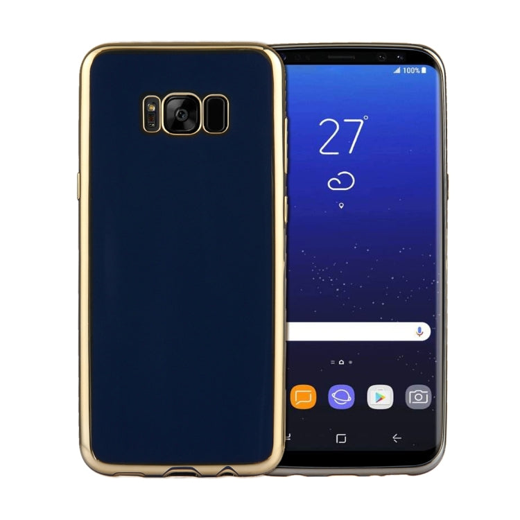 For Galaxy S8 Electroplating Soft TPU Protective Cover Case