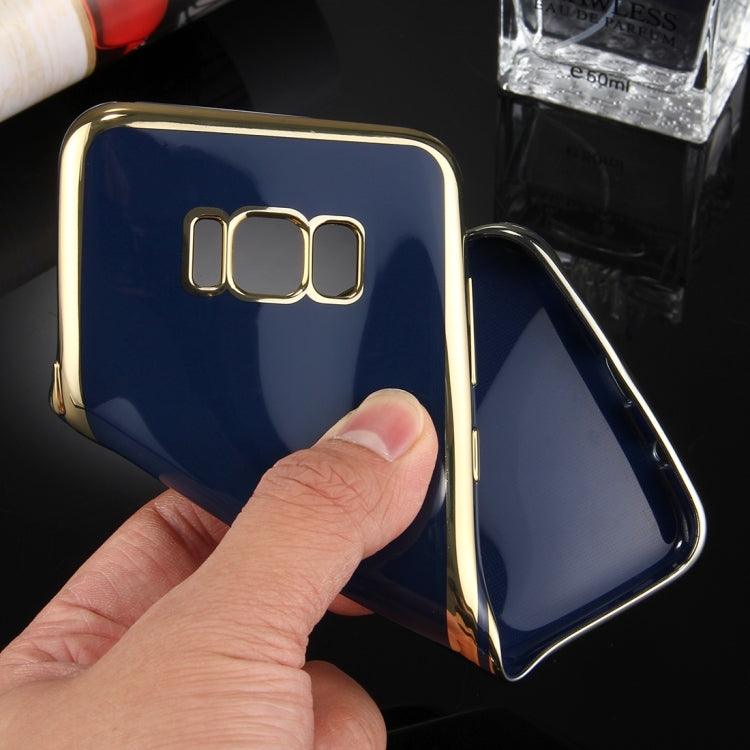 For Galaxy S8 Electroplating Soft TPU Protective Cover Case
