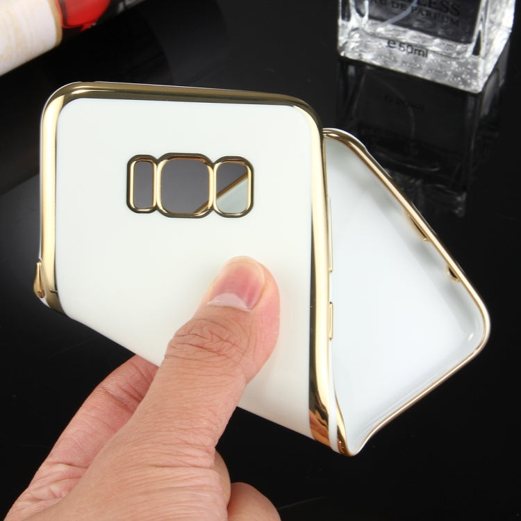 For Galaxy S8 Electroplating Soft TPU Protective Cover Case