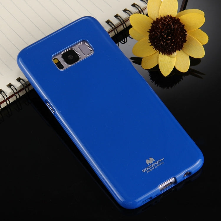GOOSPERY JELLY CASE for Galaxy S8 TPU Glitter Powder Drop-proof Protective Back Cover Case