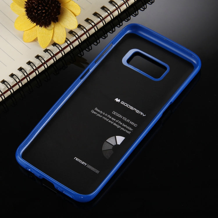 GOOSPERY JELLY CASE for Galaxy S8 TPU Glitter Powder Drop-proof Protective Back Cover Case