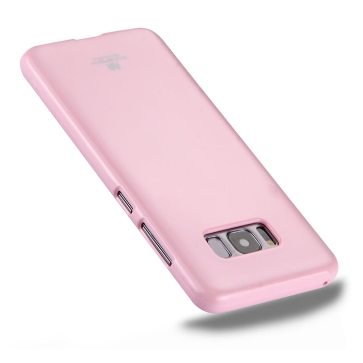 GOOSPERY JELLY CASE for Galaxy S8 TPU Glitter Powder Drop-proof Protective Back Cover Case