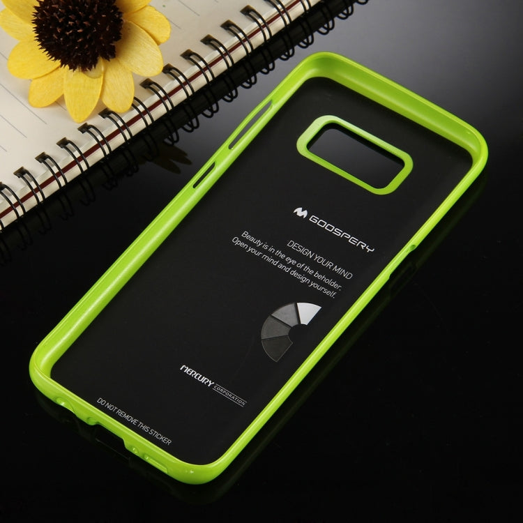 GOOSPERY JELLY CASE for Galaxy S8 TPU Glitter Powder Drop-proof Protective Back Cover Case