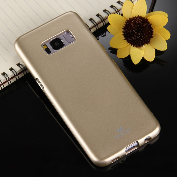 GOOSPERY JELLY CASE for Galaxy S8 TPU Glitter Powder Drop-proof Protective Back Cover Case