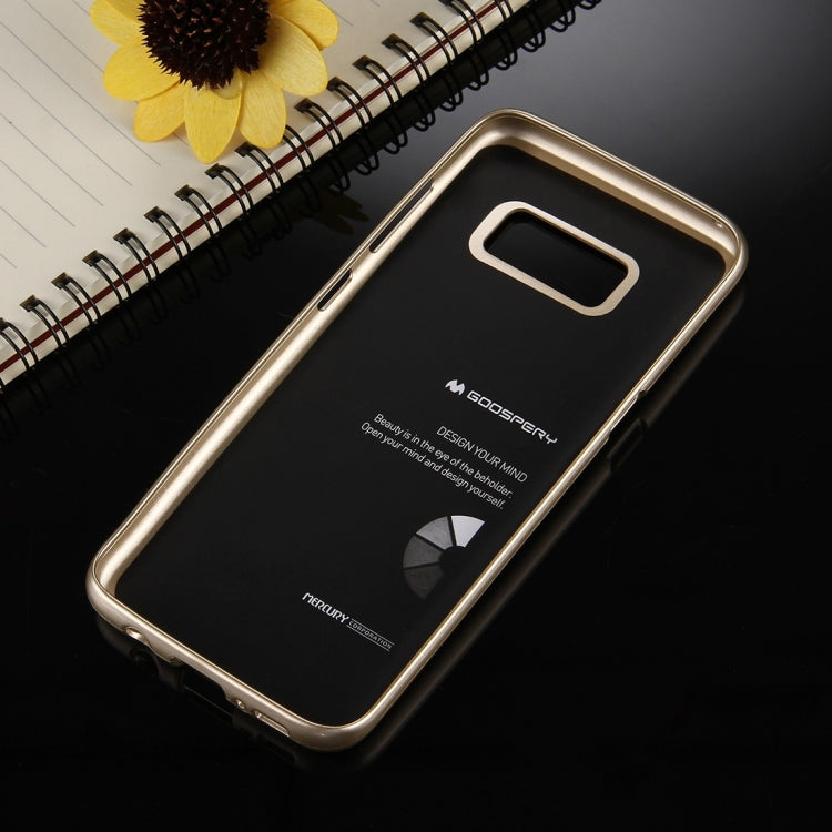 GOOSPERY JELLY CASE for Galaxy S8 TPU Glitter Powder Drop-proof Protective Back Cover Case