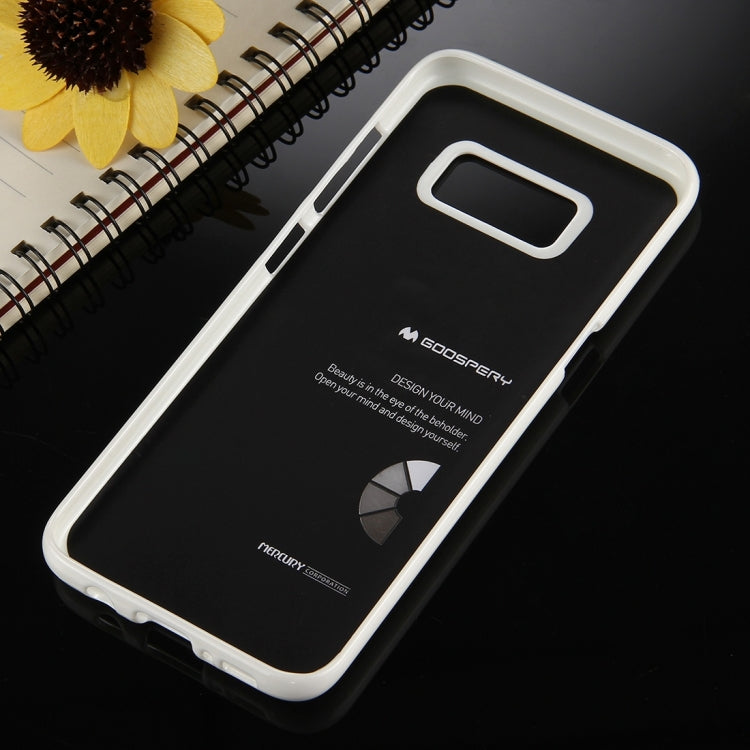 GOOSPERY JELLY CASE for Galaxy S8 TPU Glitter Powder Drop-proof Protective Back Cover Case