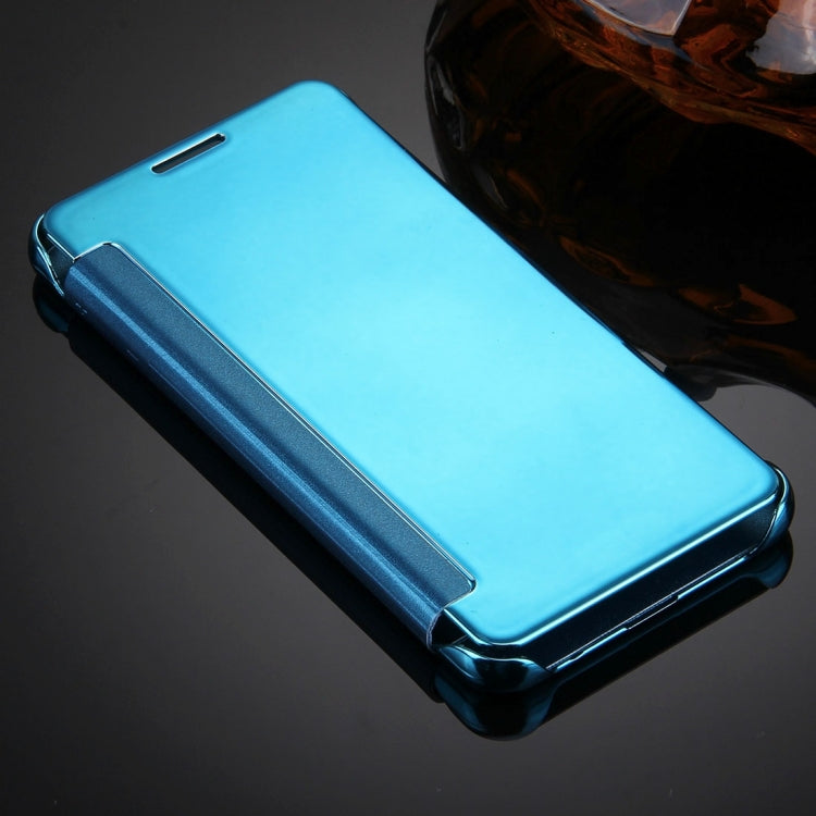 For Galaxy A5 (2016) / A510 Plating Mirror Horizontal Flip Leather Case with Sleep / Wake-up Function