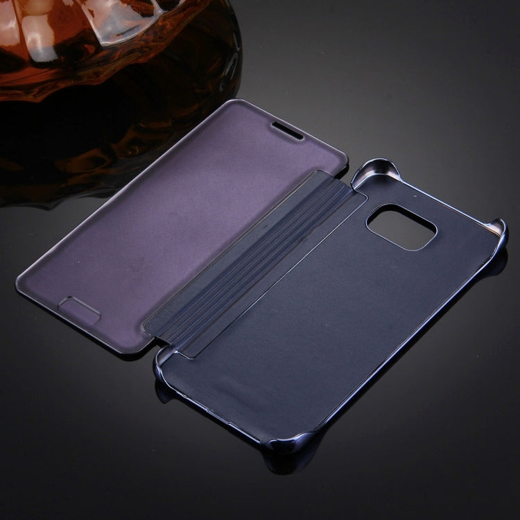 For Galaxy A5 (2016) / A510 Plating Mirror Horizontal Flip Leather Case with Sleep / Wake-up Function