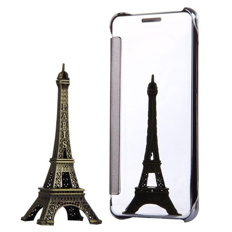 For Galaxy A5 (2016) / A510 Plating Mirror Horizontal Flip Leather Case with Sleep / Wake-up Function