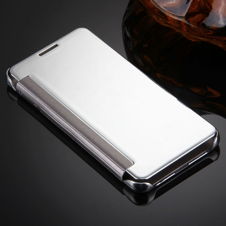 For Galaxy A5 (2016) / A510 Plating Mirror Horizontal Flip Leather Case with Sleep / Wake-up Function