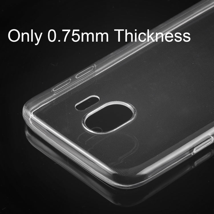 0.75mm Transparent TPU Case for Galaxy J4 (2018)