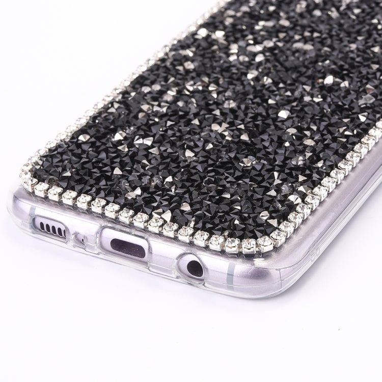 For Galaxy S8 Mouse Ear Jelly Diamond Pattern TPU Protective Case with Sling Hole