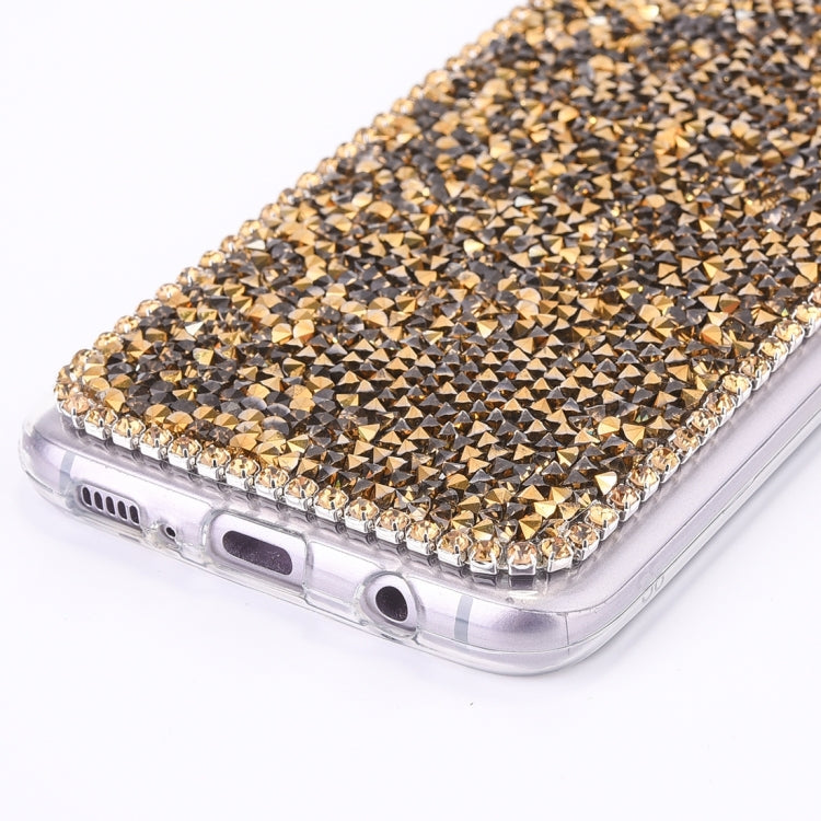 For Galaxy S8 Mouse Ear Jelly Diamond Pattern TPU Protective Case with Sling Hole