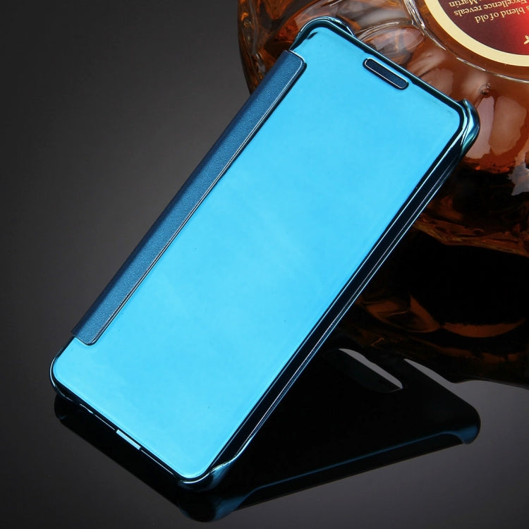 For Galaxy A7 (2016) / A710 Plating Mirror Horizontal Flip Leather Case with Sleep / Wake-up Function