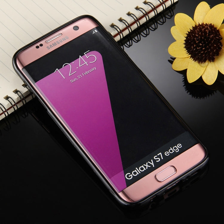 GOOSPERY JELLY CASE for Galaxy S7 Edge TPU Glitter Powder Drop-proof Protective Back Cover Case