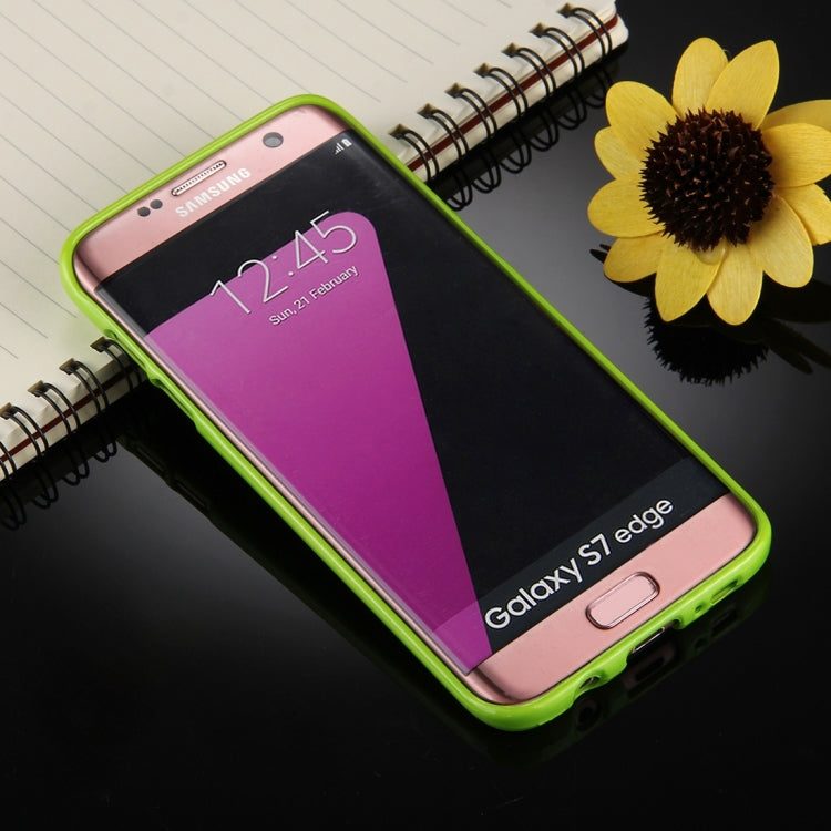 GOOSPERY JELLY CASE for Galaxy S7 Edge TPU Glitter Powder Drop-proof Protective Back Cover Case