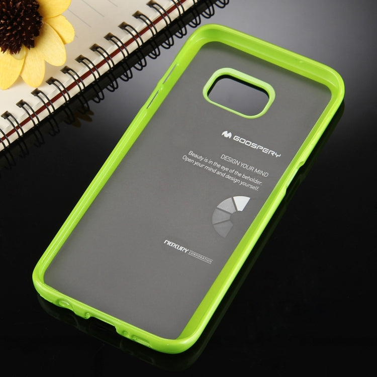 GOOSPERY JELLY CASE for Galaxy S7 Edge TPU Glitter Powder Drop-proof Protective Back Cover Case