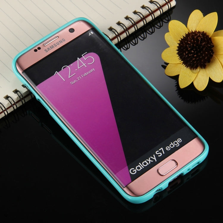 GOOSPERY JELLY CASE for Galaxy S7 Edge TPU Glitter Powder Drop-proof Protective Back Cover Case