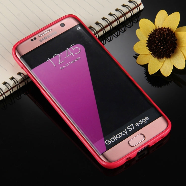 GOOSPERY JELLY CASE for Galaxy S7 Edge TPU Glitter Powder Drop-proof Protective Back Cover Case