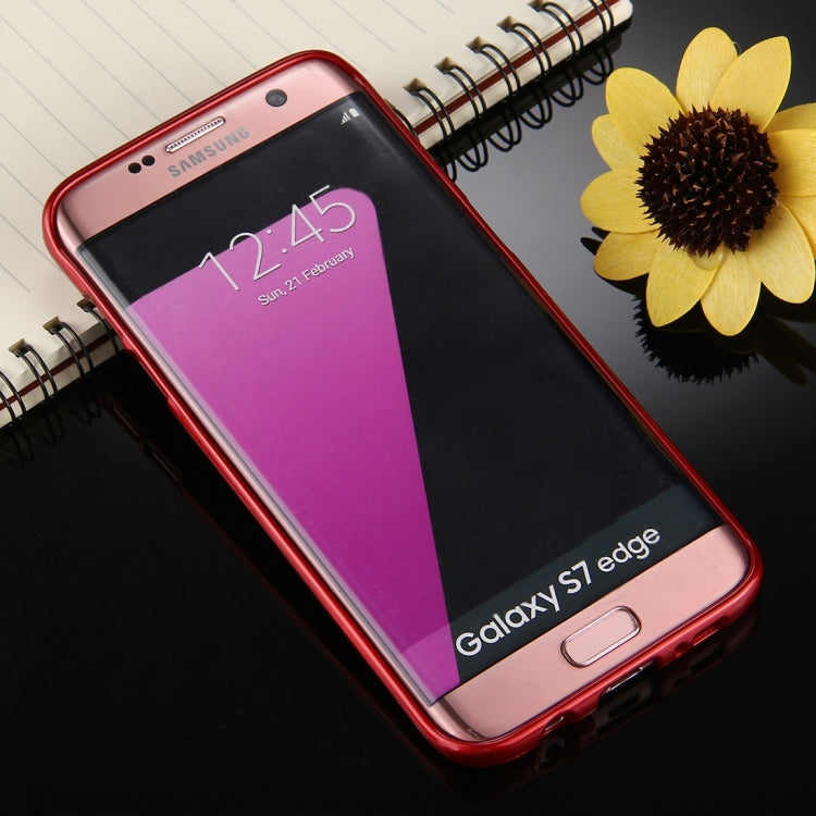 GOOSPERY JELLY CASE for Galaxy S7 Edge TPU Glitter Powder Drop-proof Protective Back Cover Case